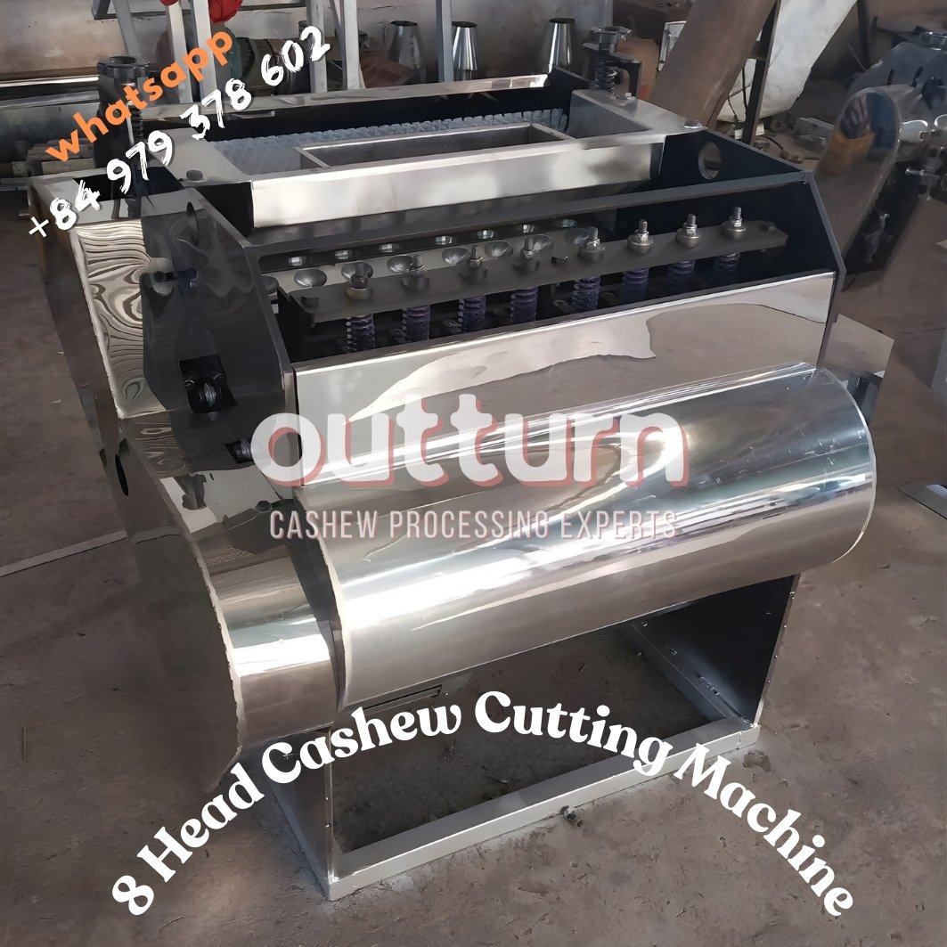 Máquina de cortar castanha de caju de 8 cabeçotes OUTTURN